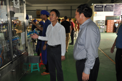驻缅甸大使杨厚兰走访缅欧亚经贸企业